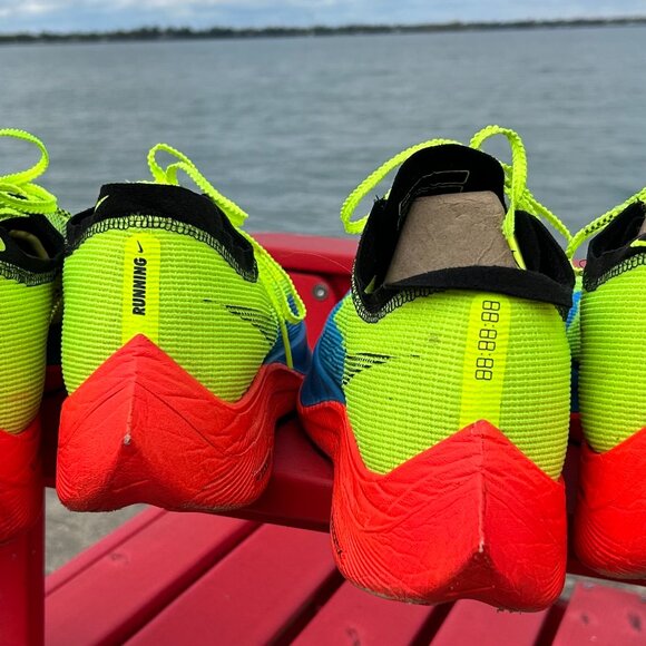 Nike Zoom X Vaporfly NEXT% 2 Prefontaine Racing Running Shoe Sz 11.5 2 Pairs - Picture 5 of 8